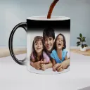 Personalized Magic Mug – Custom Photo, Text, Logo | Heat Sensitive Color Changing Mug | Unique Gift for Birthday, Anniversary, Valentine’s Day